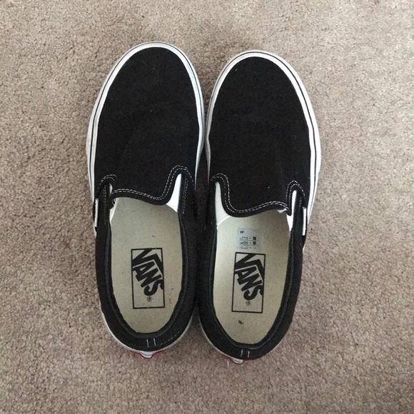 Vans Shoes - Vans Black Shoes Size 7